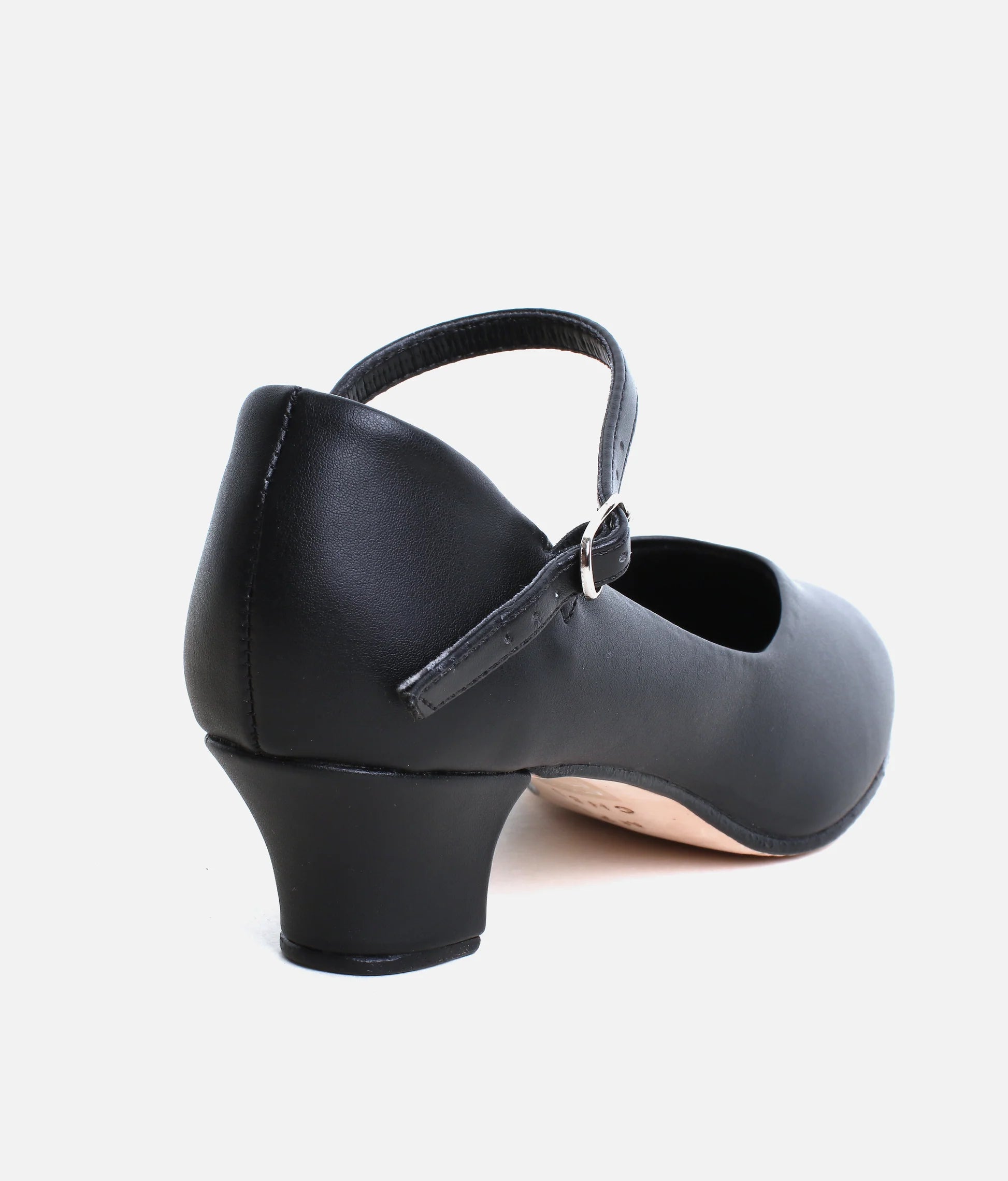So Danca CH50 character shoe black heel detail