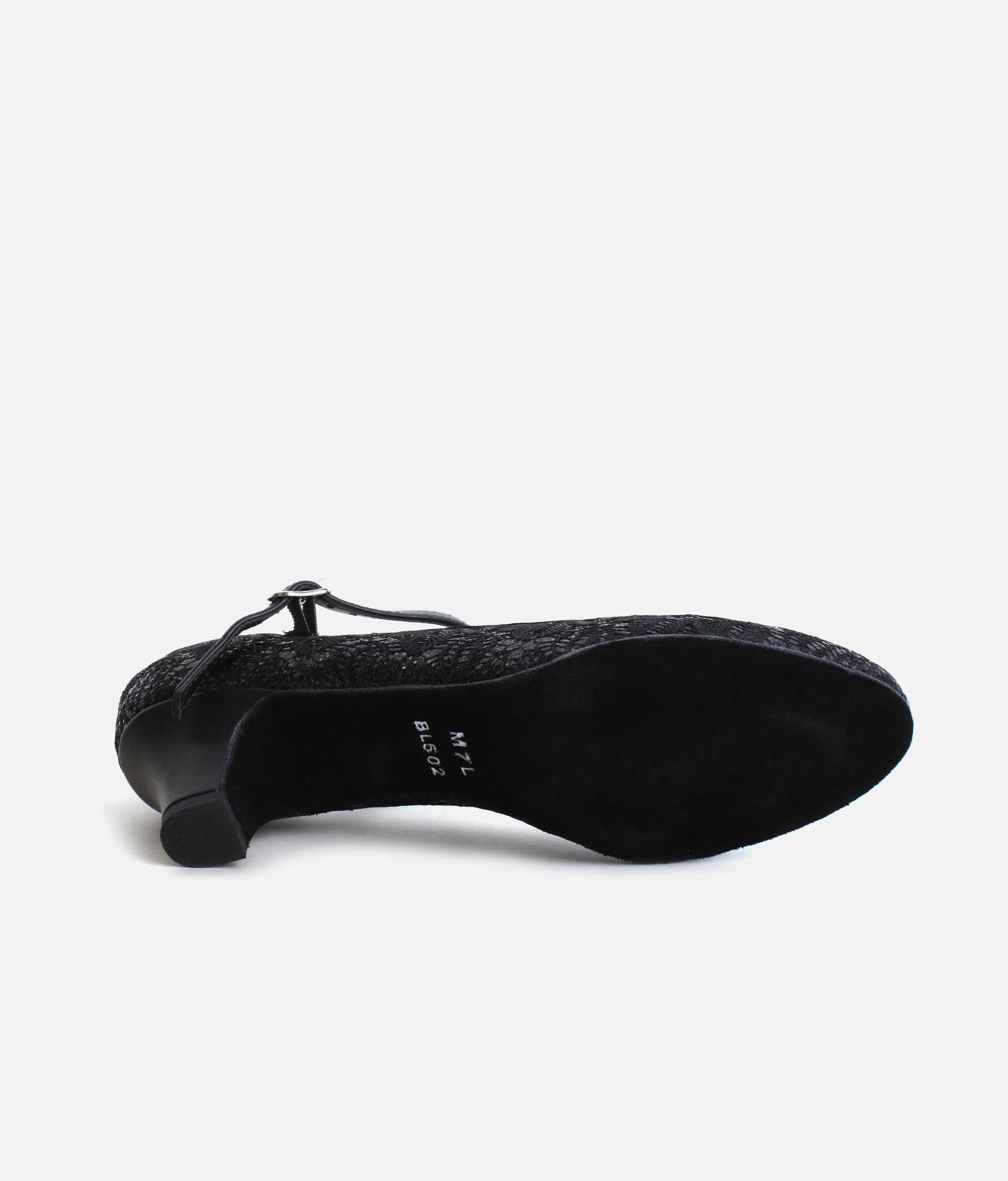 Suede sole ballroom dance shoes