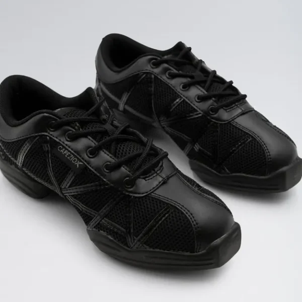 dance trainer web sneakers capezio dance black