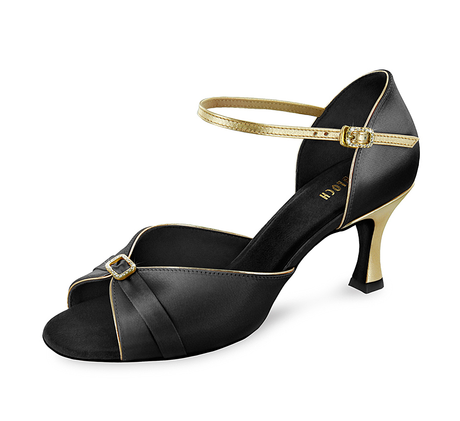 Women's Ballroom Latin Dance Shoes 5CM 7.5CM Heel Tango Salsa Shoes Black  Brown | eBay