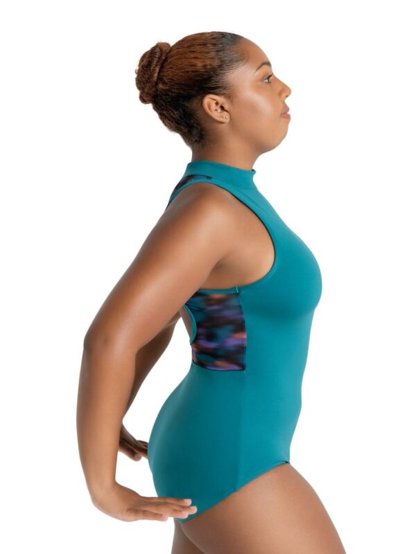 Mystical Forest High Neck Mesh Back Leotard 11970C - Image 8