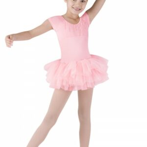 Bloch girl leotard heart shaped pink tutu