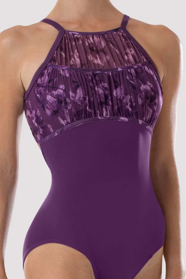 ladies bloch leotard high neck halter dance ballet