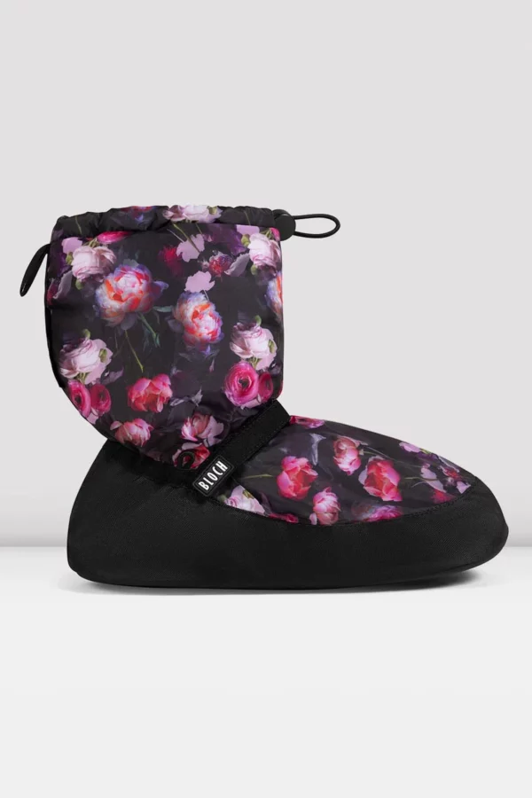 Bloch floral warm up booties ballet