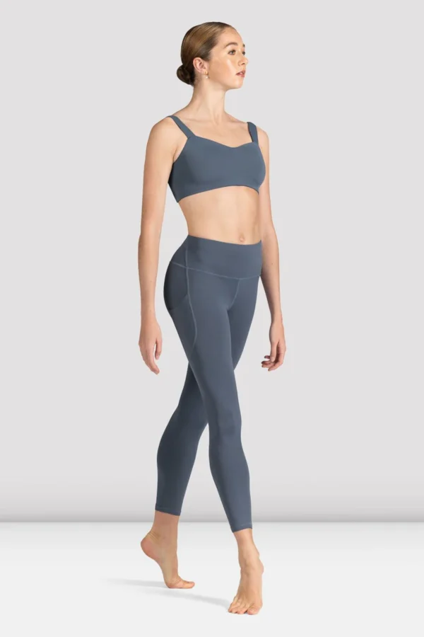 bloch ladies leggings activewear dancewear grey graphite ballet ballerina dance