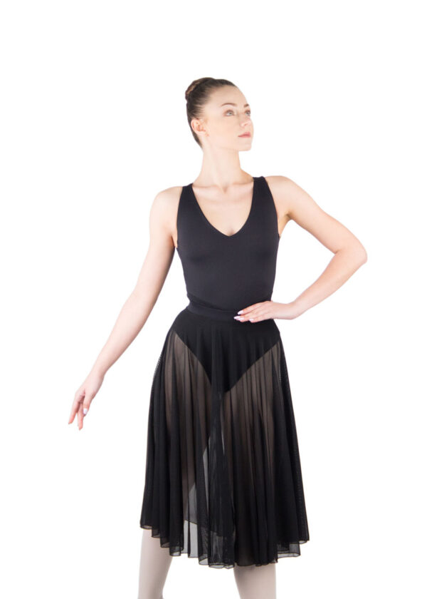 ballet rosa skirt faith black pull on