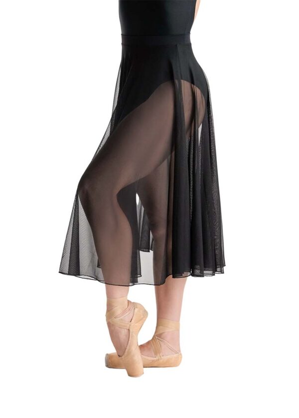 ballet rosa skirt faith black pull on