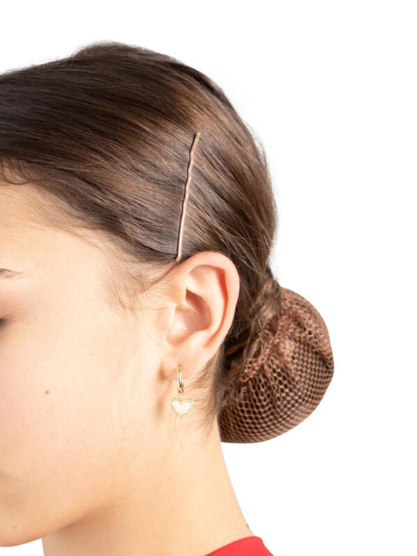 Double Coated Metal Bobby Pins for Dancer Buns Bunheads clips slides ballet ballerinas black blonde light brown and medium brown