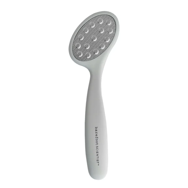 "Barefoot Scientist Smooth Things Over stainless steel foot file" "Double-sided pedicure file for exfoliating and smoothing feet" "Smooth Things Over foot file with ergonomic handle" "Premium stainless steel foot file by Barefoot Scientist"